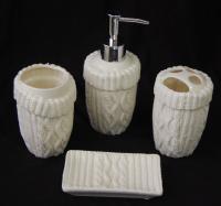ARAN BATH ENSEMBLE 4 PC SET